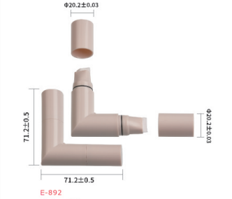 最新の企業ブログについて L‑Shaped Angled Cosmetic Pen Tube E‑892, Ergonomic Packaging for Liquid Brow & Concealer