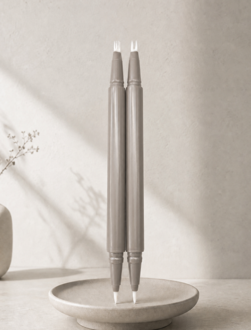 最新の企業ブログについて Dual‑Ended Tank Cosmetic Pen E‑870 | Felt Tip with 2‑Prong & 4‑Prong Fork Tip Options