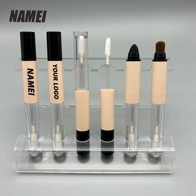 良い価格 リップグロスの包装 唇膏容器 空き リップブラシ付き プラスチック リップグロスのチューブ オンライン