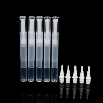 良い価格 空き 2ml 4ml リップグロスチューブ コンテナ キューティクルオイル ネイルポーチ メイクアップ アクセサリー ブラシ付きツイストペン オンライン