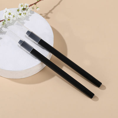 カスタム カラー ロゴ プリント プラスチック 空のリップ ラインナー チューブ パッケージ コンテナ スリム リップ ラインナー チューブ プランナブル 素材